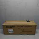 DAMINY Natural Solid Wood 52 inch Ceiling Fan with Light,3 Blade,6CCT,Black Low Profile Ceiling Fan with Light and Remote Control
