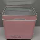 Pink Fridge with Mirror, 4L Fridge