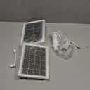 Solar Panel for Ring Camera, 2 Pack solar panels for Ring Security Camera, 5W Solar Panel with 10FT/3M Long Cable Dustproof Waterproof, Solar Charger Compatible with Spotlight & Stick Up Outdoor Cam