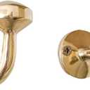 Handcrafted Unlacquered Brass Wall Hooks  Set of 2 - Solid Brass Coat & Towel Hooks - Vintage Wall Hangers for Bathroom, Kitchen, or Entryway