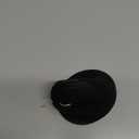 DELUX Left Handed Ergonomic Mouse, Mini Wireless Vertical Mouse, Silent Click Ergonomic Mouse, Up to 4000 DPI, 6 Buttons, Rechargeable, Bluetooth/2.4G/ Wired, Tri-Mode for Laptop/PC (M618ZD-Black)