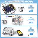 STEM Projects for Kids Ages 8-12, Science Kits, Solar Space Toys Gifts for 8 9 10 11 12 Year Old Teen Boys Girls, 120Pcs STEM Building Robots Toys for Teenage Ages 8 9 10 11 12