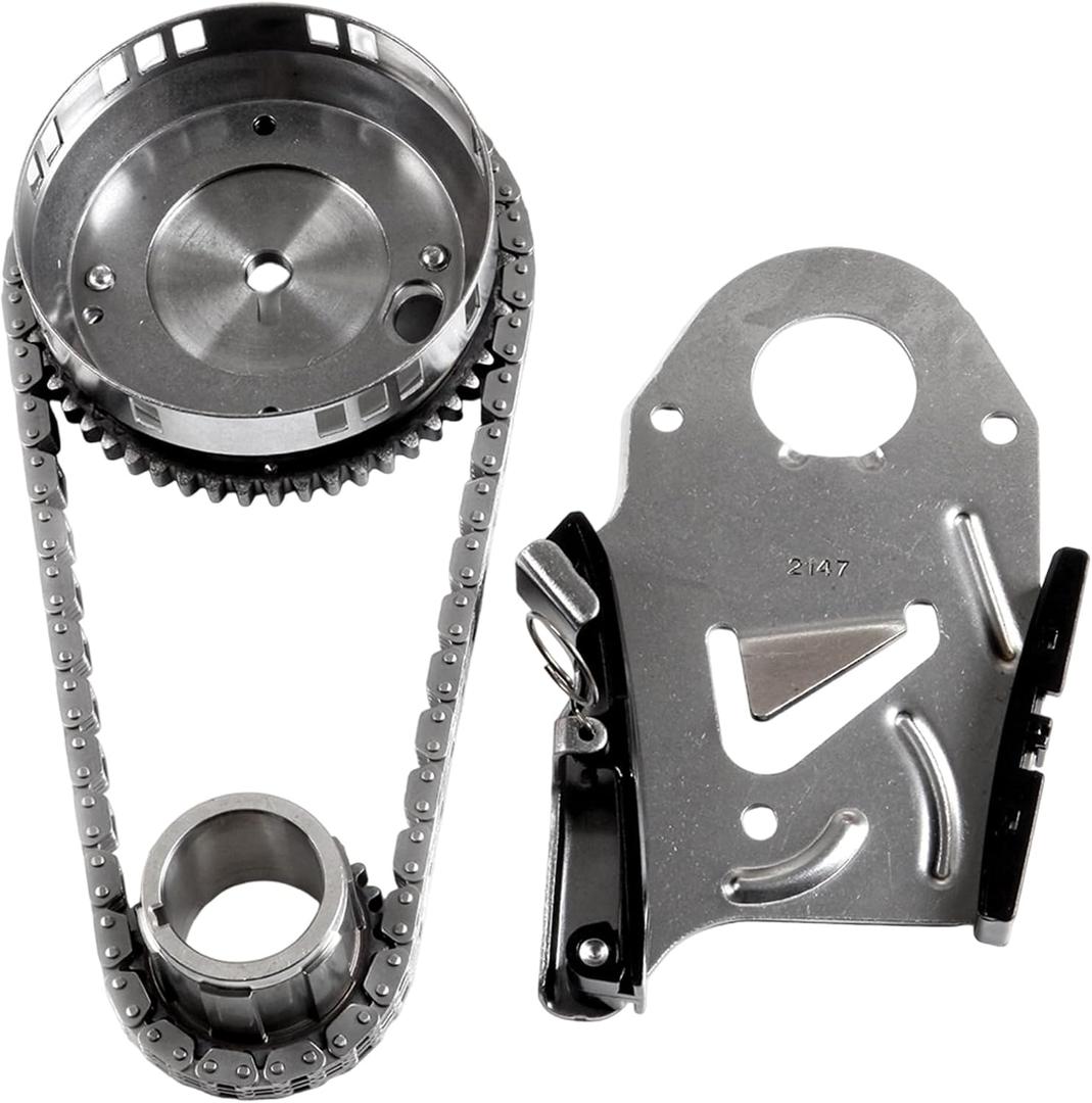 ECCPP Timing Chain Kit Fits for Ram 1500, for Chrysler for Dodge, w/Timing Chains Crank Sprocket Tensioner Rail (timing chain 86 Links 4pcs)