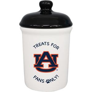 The Memory Company | Licensed NCAA Treats for Team Fans Only Ceramic Pet Treat Canister