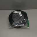 U-QE 100PCS Black Plastic Plates, Heavy Duty Black Plates Including 50PCS 10'' Dinner Plates & 50PCS 7.5'' Dessert Plate - Hard Plastic Plate for Party Wedding Bridal Shower