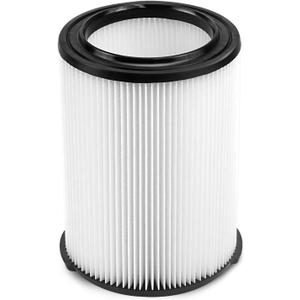Standard Wet or Dry Vac Filter VF4000 fit for ridged Vacs 5 Gallons and Larger Vacuum Cleaner, Replacement VF4000 Filter,1 Pack