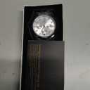 OLEVS Men's Stainless Steel Chronograph Watch, Big Face Gold Silver Black Tone Easy to Read Analog Quartz Watch, Luxury Waterproof Date Diamond Roman Arabic Numerals Dial Dress Watch for Men