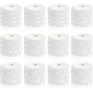 12 Pack Plaster Cloth Rolls for Belly Casting, Sculptures, Masks  Art Gauze Bandage Strips for Craft Molds (2 in x 15 ft Each)