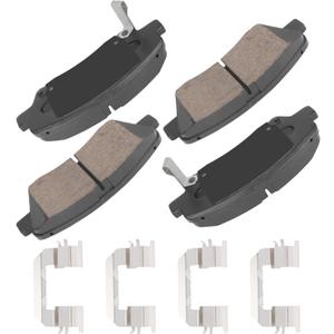 SUPLABEL Front Brake Pads Compatible with Hyundai Elantra Veloster Kia Forte Forte5 Ceramic Brake Pads Replacement HZ1543