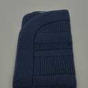 BEQHAUSE 30x18 Inch Kitchen Rug Mat Durable Kitchen Rugs Non-Slip Washable Absorbent Kitchen Mats for Floor Dirt-Resistant Semicircular Kitchen Mat (Blue)