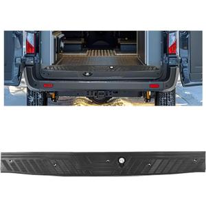 HECASA Rear Sill Plate Compatible with 2015-2023 Ford Transit 150 250 350 HD Cargo/Crew Van 2022-2023 Ford E-Transit Cargo/Crew Van CK4Z-6140374-AA Rear Door Bumper Step Pad Molding Trim Black