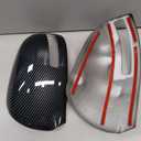 1Pair Car Rearview Mirror Cover Trim for Mitsubishi Outlander 2013 2014 2015 2016 2017 2018 2019 2020 Carbon Fiber