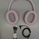 Adhiper 3-in-1 Silicone Sweat Case Cover for Sony WH-1000XM5 Headphones, XM5 Covers Accessories Silicone Ear Pads Covers & Headband Cover & Ear Cups Protector, Washable & Sweatproof - Pink