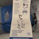 Sunshade Rocker Chair, Blue, Supports 250 Ib