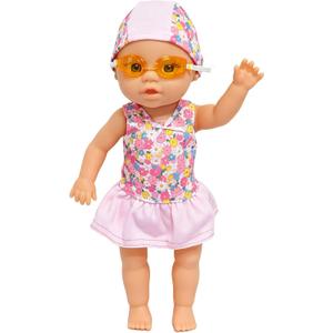 Swimming Baby Toy,2026 New Upgraded Waterproof Swimmer Toy,Electric Water Baby Toy, Backstroke Swimming Toy for Pool (Pink B)