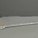 Kenney - Rogers Twist & Fit No Tools Camlock Tension Curtain Rod, 28 to 48 Inches, 5/8" Diameter, White Extendable, No Drilling, Easy Install for Windows