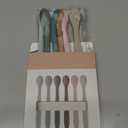 6-Piece Silicone Baby Feeding Spoons, First Stage Infant Spoons, Soft-Tip Easy on Gums I Baby Training Spoon | Infant Utensils Feeding Supplies, Dishwasher & Boil-proof