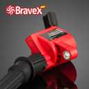 Bravex Super High Energy Ignition Coils for Ford F-150 F-250 F-350 4.6L 5.4L V8 DG508 DG457 DG472 DG491 Crown Victoria Expedition Mustang Lincoln Mercury Set of 8 (15% More Energy)