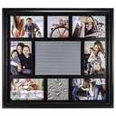 Malden International Designs 8 Opening Letterboard Collage Photo Wall Frame Black