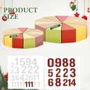 2 x Yinder 24 Pcs Christmas Empty Advent Calendar Boxes to Fill DIY 24 Days Countdown Gift Boxes Double Layer Cake Advent Calendar Fill Your Own for Xmas Holiday Decorations