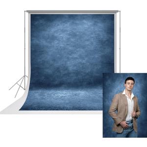 UrcTepics 8x10ft Dark Blue Senior Portrait Backdrop Professional Abstract Textured Photography Backdrop for Studio and Headshot