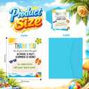 2 x Gueevin 6 Pack Teacher Appreciation Cards with Envelopes Bulk Summer Thank You Cards for Teacher End of Year and Graduation Gifts