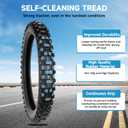 EOPOAYI 80/100-19 Dirt Bike Tire & 2.75/3.00-19 Inner Tube Replacement for Surron Light Bee X LBX L1E Sur Ron UltraBee Electric Dirt Bike Segway X260 Talaria Sting MX 8000W 60V 40AH eRide Pro E-Bike