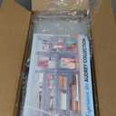 STORi Audrey Stackable Bin Clear Plastic Organizer Drawers | 2 Piece Set | Organize Cosmetics and Beauty Supplies on a Vanity | Made in USA