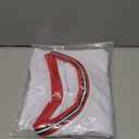 YWIES Plain Basketball Jersey, Blank Team Uniform, Hip Hop Hipster Short Sleeveless Active Shirts (Large, White-red)