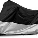 Motorcycle Covers, Motorbike Cover with Lock-Holes Motorcycles Vehicle Cover Fits Up to 97" Motorcycles Vehicle - 2XL Size