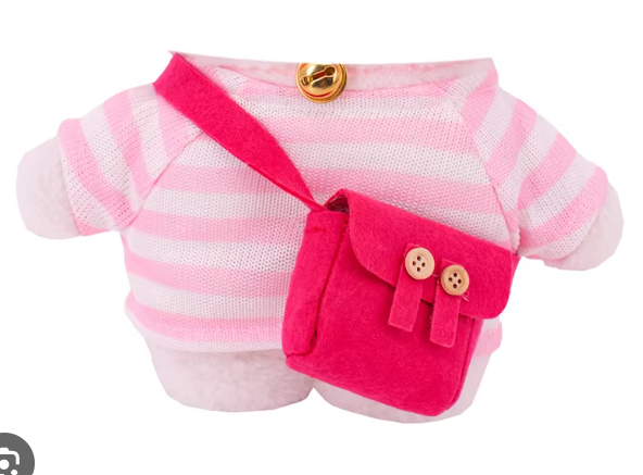 3 Pieces Duck Lalafanfan Doll Clothes Bag Kawaii Plush Bear Sweater Stuffed Toy For 30cm Doll Duck Accessories Plush Toys