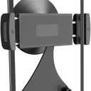 iPad Suction Mount for Tablet Glass Holder for iPad Mirror Mount for Tablet Suction Holder for Pad Glass Stand for iPAD Mirror Stand Pad for Makeup, Yoga, Gym, Kitchen, Tub, Fit 5.5"-12.9" (Dark)