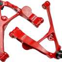 Front Lower Control Arms for 99-06 Chevy Silverado GMC Sierra 1500, Suburban Avalanche Express 1500 Tahoe Savana Yukon Escalade EXT ESV- Forged Steel OEM Replacement & Reinforced PU Bushings (1002BT03/2PC)