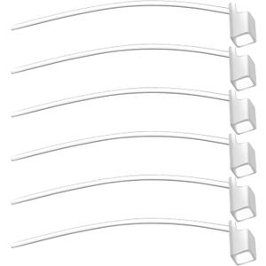 6 Packs Sports Lock Compatible with Oticon 85db, Retention Tail for Hearing Aids, Hearing Aid Ear Grips, Low Touch and Secure Fit, Accessories Compatible with Oticon, High Comfort