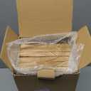 WOPITUES Wood Floating Shelves Set of 6, Shelves for Wall Decor, Farmhouse Shelf for Bedroom, Bathroom Storage Shelves, Book Shelves for Living Room - Rustic Brown (16.5 Inch)