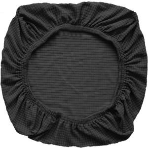 Yikko Office Chair Covers, Elastic Stretch Computer Chair Seat Slipcovers Super Fit Anti-dust Desk Seat Cover Spandex Removable Washable Kitchen Chair Protective Cover (Black), Pack Of 4