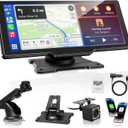 Portable Carplay Screen for Car, 10.26" Wireless Carplay & Android Auto Car Play Touchscreen with 1080P Backup Camera, GPS Navigation, Voice Control,5.0 Bluetooth (10.26inch)