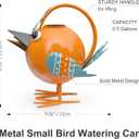 Metal Cute Bird Watering Can,Watering Can Indoor/Outdoor Plants, Decorative & Functional 1.8 L/0.5 Gallon Water Pot for House Flowers Plant, Home,Farmhouse Garden Decor