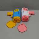 JONEG Toys for 3-8 Year Old Boys Girls: 2 Pack Bubble Machine for Kids with Bubble Solution, Gifts for 3 4 5 6 7 8 Years Old Boy Birthday Toy for Kid Toddlers Ages 4-6 Outdoor Wedding Bubbles Wands (Blue+pink)