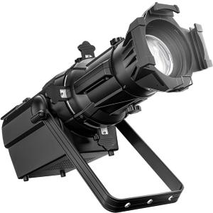 stagelight SHEHDS LEKO Profile Stage Spotlights LED Zoom 250W Cool White+Warm White, 19 Angle, 2800K to 10,000K Par Ellipsoidal Lights, DMX512 Disco DJ Lights for Show