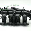 Improved Upper Intake Manifold Fits for Select 1.4L Engine 2013-2020 Buick Encore/2011-2015 Chevrolet Cruze/2012-2020 Sonic/2015-2021 Trax Oe:28289977 (2 Ports)