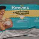 Pampers Baby Diapers - Swaddlers - Size 0, 31 Count, Ultra Absorbent Disposable Newborn Diaper