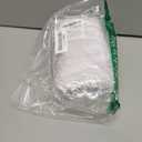 HRX Package 100pcs White Organza Jewelry Bags Drawstring 3 x 4 inch, Little Mesh Gift Pouches Mini Candy Bags for Small Presents Jewelry Earrings