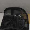 Samyoung Mesh Back Lumbar Support, Back Support Seat Cushion with Breathable Mesh for Office Chairs Car 12 x 16 (Black)