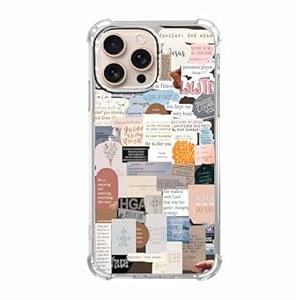 malegaon Christian Bible Verse Case for iPhone 16 Pro, Jesus Quote Collage, Soft TPU Full Cover Case for iPhone 16 Pro