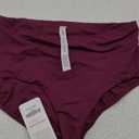 CRZ YOGA Bikini Bottoms for Women Mid Rise Full Coverage Bathing Suit Swimsuit Basic Swim Briefs Size 4-6