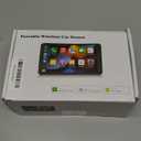 Portable Wireless with Apple CarPlay and Android Auto Screen for Car, 7" HD Touch Screen Car Stereo with Mirror Link, Bluetooth 5.2, Backup Camera, AUX,FM Transmitter for All Vehicle