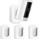 No Drill Ring Indoor Cam Adhesive Wall Mount Bracket - No Screws Needed, Easy Install - Compatible with Ring Cameras(1st Gen and 2nd Gen) for Home Surveillance (3 Pack)