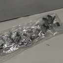 HOUSE DAY Legging Organizer for Closet, Metal Yoga Pants Hanger 2 Pack w/10 Clips Holds 20 Leggings, Space Saving Hanger Closet Organizers and Storage, Clips Hanger for Pants, Skirts, Hats, Black