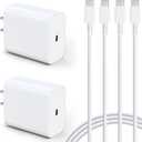 45W Super Fast Charger Block, 2Pack Type C Fast Charging Block with 6FT USB C Charger Cable Compatible with Samsung Galaxy S25 24 23 Ultra/+ /S22 Plus/S20, Tab S9/S8 Ultra,iPhone 17/16/15